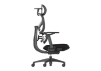 Chaise de bureau ergonomique avec accoudoirs 5D, appui-tête 4D, chaise d'ordinateur entièrement en mesh avec soutien lombaire réglable