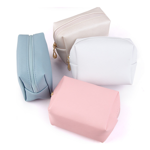 <span class=keywords><strong>Borsa</strong></span> cosmetica con cerniera in pelle sintetica resistente all'acqua per il trucco porta cosmetici da viaggio <span class=keywords><strong>borsa</strong></span> da toilette per regalo da donna - Product Image 5