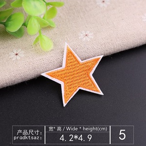 Parches de Estrellas al por Mayor Bordados con Lentejuelas para Marcas de Ropa Urbana, Accesorios de Ropa Personalizados - Product Image 3