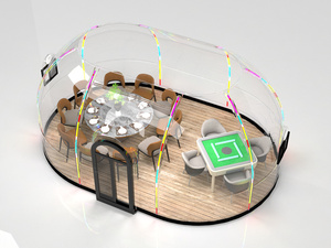 Domo Burbuja con Techo de Cielo Estrellado, Precio de Fábrica, Ajuste Perfecto, Materiales Ecológicos, para Casa, Hotel, Villa, Parque, Oficina Temporal al Aire Libre - Product Image 3