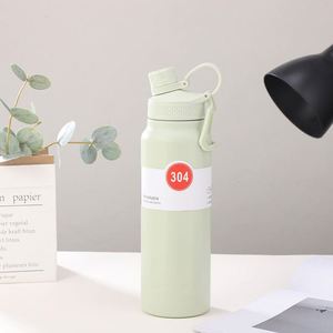 Thermos à large ouverture 750 ml 950 ml en acier inoxydable, bouteille d'eau isolée sous vide avec poignée pour le camping - Product Image 5