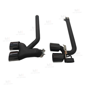 Diffusore Posteriore Nero Lucido Stile VTEN con Luce LED e Tubo di Scarico per <span class=keywords><strong>BMW</strong></span> X1 <span class=keywords><strong>U11</strong></span> 2024+ Splitter Paraurti Posteriore Ricambi Auto - Product Image 4