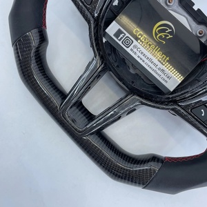 Volante de Fibra de Carbono Personalizado CCExcellent para BMW LCI M3 G80 M4 G82 G83 X7 G07 M5 F90 <span class=keywords><strong>M8</strong></span> F91 X5 G05 X6 G06 2017-2024 - Product Image 4