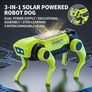 Robot Bionico Elettrico Camminante Fai-da-Te a Energia Solare, Giocattolo per Gatti e Cani, Esperimento Scientifico STEM per Bambini, Stile Cartone Animato - Product Image 3