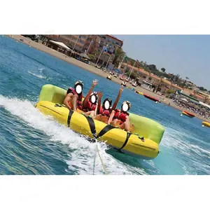 Canapé gonflable pour 4 personnes en PVC/vinyle certifié EN14960, tube flottant en forme de beignet, <span class=keywords><strong>jet</strong></span> <span class=keywords><strong>ski</strong></span>, utilisation commerciale, jeux aquatiques, piscine - Product Image 1
