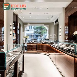 Panel de Vidrio Templado para Exhibición Interior de Joyería Moderna, Vitrina de Vidrio para Tienda Comercial - Product Image 5