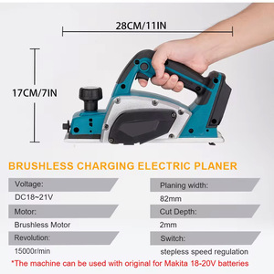 Petite <span class=keywords><strong>raboteuse</strong></span> à main multifonction pour la maison Outil <span class=keywords><strong>électrique</strong></span> rechargeable Outil de coupe du bois Machines à raboter le bois sans fil - Product Image 4