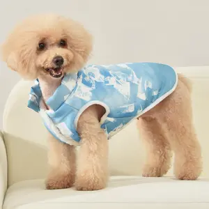 OEMODM Dog Cotton Vest Waterproof Puppy Jacket Fleece Teddy Bears Pet Apparel Clothing Small Medium-sized Dogs