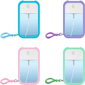 Vente en gros de vaporisateurs de parfum pour le corps de 45 ml, taille carte de crédit, personnalisés, flacon de poche miniature vide, impression d'écran pour femmes - Product Image 3