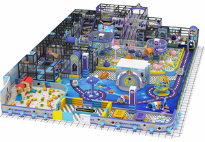 Juego de patio interior personalizado con tobogán LED y piscina de bolas para niños, parque de atracciones y centro comercial, equipo de juego - Product Image 5