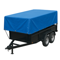 Bâche en polyester ripstop imperméable 510g/m² enduite de PVC, tissu uni pour bâches de protection extérieures et auvents de camion
