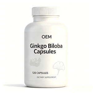 Cápsulas de Ginkgo Biloba de Marca Privada OEM al por Mayor, Favorecen el Bienestar Cognitivo y la Salud Antioxidante - Product Image 1