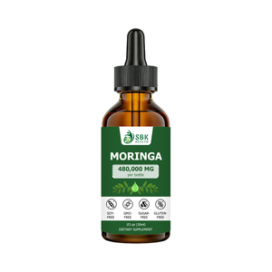 Meilleures ventes : Gouttes liquides de Moringa pour une peau et des cheveux sains, favorisent l'équilibre glycémique, phytonutriments, minéraux, soutien énergétique - Product Image 1