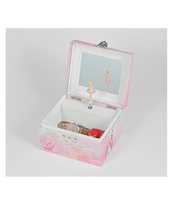 Caja Musical de Papel con Manivela Giratoria de Sirena Rosa Yiyu - Regalo Ecológico para Ella en San Valentín