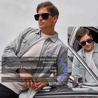 Lunettes de soleil intelligentes personnalisées avec caméra de traduction alimentée par l'IA, anti-lumière bleue, de luxe, unisexes, avec logo