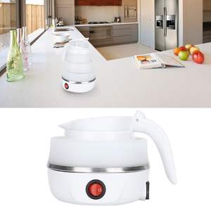 Bouilloire électrique en silicone, anti-fuite, pliable, portable, pour voyage, 0,6 l, petite bouilloire électrique pour la maison - Product Image 3
