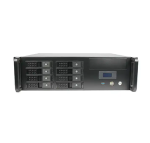 8 <span class=keywords><strong>Bay</strong></span> 19 Inch 3u Industriële Automatisering Serverkast 390Mm Diepte Met Ventilator Voeding Voorraad 3d Opslag Cloud Server Chassis - Product Image 1