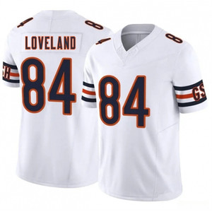 Maillots de football de Chicago pour hommes 18 Williams 15 Odunze 84 Loveland Monangai Swift Payton Maillot de football américain cousu à la mode - Product Image 4