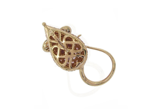 Colgante de Ratón de Lujo en Oro con Circonitas Cúbicas Rosas y Diamantes Transparentes, Amuleto de Zodiaco para Mujer, Ideal para Bodas y Fiestas - Product Image 2