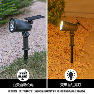 Projecteur solaire extérieur étanche Xinyao Electric Appliances, à poser au sol, pour jardin, paysage et arbres - Product Image 3