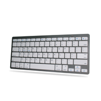 Nouveau clavier sans fil ultra-fin français, arabe, thaï, chinois traditionnel QWERTY AZERTY, mini compact 78 touches pour tablette