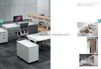 Poste de travail modulaire ouvert KALN VIT 2026 personnalisé OEM avec armoire pour 4 bureaux, construction métallique démontable
