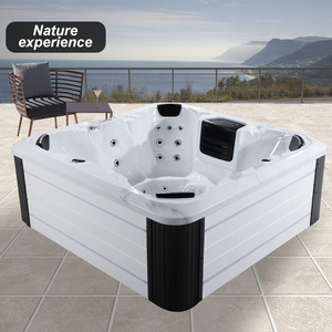 Balboa Control Outdoor Spa Hot Tub pour l'aromathérapie moderne Hôtel de trempage avec jets de massage Whirlpool y compris <span class=keywords><strong>Drai</strong></span> - Product Image 1