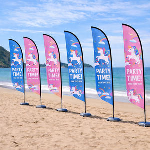 Bandera de Playa de Poliéster Digital Personalizada con Diseño de Motocicleta Deportiva para Publicidad de Eventos de Carreras, Precio Directo de RONNINGSTAE - Product Image 1