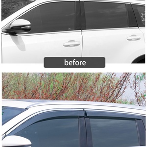 Déflecteurs de vitres latérales teintés à coller, pare-pluie compatibles avec CHANGAN UNI-K 2021 2022 - Product Image 5