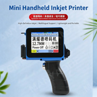 Imprimante jet d'encre portable multilingue 600 DPI pour emballage alimentaire, cuir, flex, marquage de codes QR sur œufs et alimentation par batterie