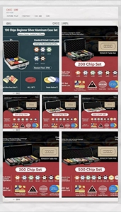 Jetons de <span class=keywords><strong>poker</strong></span> personnalisés en gros, en argile lourde, pour le Texas Hold'em et les tournois de casino - Product Image 2