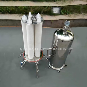 Boîtier <span class=keywords><strong>de</strong></span> filtre micro multi-cartouche en acier inoxydable 304/316 pour rhum, vodka, <span class=keywords><strong>prune</strong></span>, fruits, brandy, vin - Product Image 2
