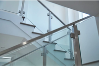 Reilbu Fabrikdirektverkauf flexible und schnelle Anpassung Edelstahlpfosten Glasgeländer-Geländer für Treppen