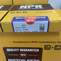 Segment de piston 3066 S6K 3064 5I-7538 5I-7537 20005 2W6091 5I7538 5I7537 20005 pour pièces détachées Cat 311 312 320B S6K 311B Moteur