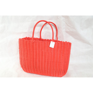 ตะกร้าสานมือขนาดกลาง 30.15.36 ถุงหิ้วสานเชือกพลาสติก - Product Image 4