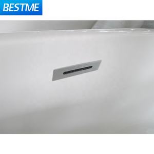 ทนทานรอบอ่างอาบน้ำขนาด1550มิลลิเมตรห้องน้ำพื้นผิวที่เป็นของแข็งอ่างอาบน้ำอิสระสีแดงอะคริลิวงกลมอ่างอาบน้ำ - Product Image 6