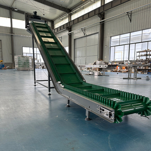 Thang máy, cấp thực phẩm 304 băng tải thép không gỉ, váy baffle nhựa lưới vành đai băng tải - Product Image 5