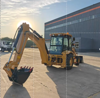 Backhoe Loader 388T yang Handal dan Tahan Lama, Biaya Perawatan Rendah, Traksi Kuat, Tipe Roda, Mesin Penggali