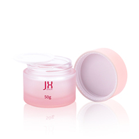 Ensemble de bouteilles de crème glacée, pot de 30, 50, 80g, 40, 100 ou 120 ml, 1 4 oz, lotion cosmétique, avec couvercle rose