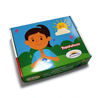 Boîte d'expédition pliable en carton ondulé avec impression couleur personnalisée, boîte cadeau pour enfants, boîte d'emballage pour jouets d'enfants
