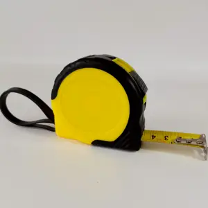 2024 Round ABS Case Customized Logo Printing Quickdraw Measuring Tape.TPE Injection Tape Measure