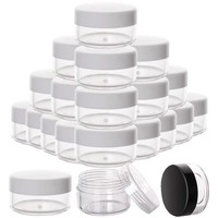 3ML 5ML 10ML 15ML 20ML Échantillon vide en plastique Petits pots avec couvercles Récipients cosmétiques de maquillage pour crèmes