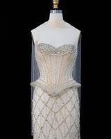Robes de soirée sirène Jancember LSZ118 uniques avec des perles de cristal en forme de cœur