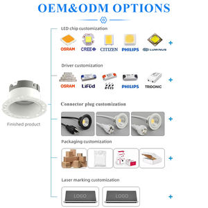 Plafonnier LED encastré commercial Zigbee Tuya étanche IP65 sans cadre 75mm 10W, vente chaude - Product Image 3
