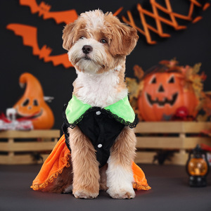 Achetez un costume d'Halloween HLC pour chien et chat, costume de Noël pour chien, tenues comiques pour animaux de compagnie, vêtements de fête pour chaton et chiot - Product Image 4
