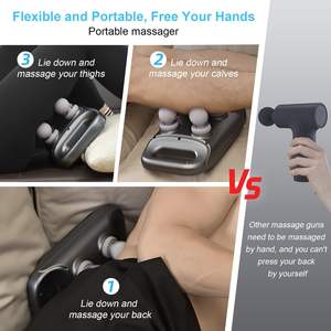 Healthpal Perkussions-Massagegerät Handgehalten Tiefengewebe-Vibration Bürstenloser Motor 7500mAh Akku 1000-2200 U/min Mini-Massagepistole für den Ganzen Körper - Product Image 3