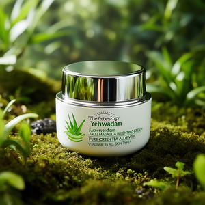 Thefaceshop Yehwadam Jeju Magnolia Crème éclaircissante au thé vert pur, à l'aloe vera, à la niacinamide, à la vitamine B5, pour tous types de peaux - Product Image 3