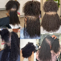 Vente en Gros Cheveux Brésiliens Afro Crépus en Vrac 100% Naturels pour Dreadlocks Extensions de Cheveux Vierges Afro Crépus Bouclés Qualité Premium