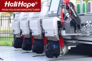 Holihope เครื่องเย็บปักถักร้อยใช้ในบ้านสำหรับสิ่งทอระบบดิจิทัล15เข็มสำหรับ3D หมวกเสื้อยืด<span class=keywords><strong>ผ้า</strong></span>ตาจิมะพี่ชายแบบแบน - Product Image 2