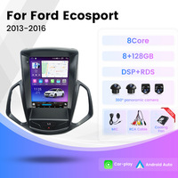 Estéreo Vertical Android de 9.7 Pulgadas para Ford Ecosport 2013-16, Tesla, CarPlay Inalámbrico, Auto DSP, GPS, SWC, Pantalla IPS, Unidad de Navegación, Cámara de Reversa